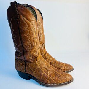 Vintage Abilene Western Cowboy Boots Elephant 9.5 D Made in USA